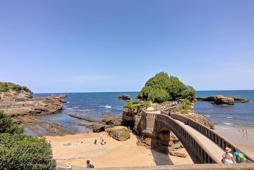 Appartement Le Sahel - Vue Imprenable Sur L'Ocean Biarritz Exterior foto